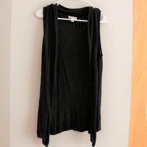 🌹 Croft & Barrow Sleeveless Knit Black Cardigan
